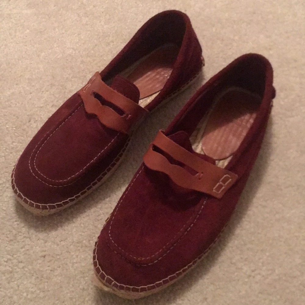 Espadrille Penny Loafer in Suede